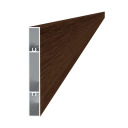 Profil 120x16mm, L-6000mm, práškový lak, štruktúra ORECH