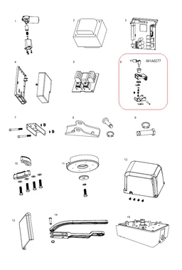 041A0277 odblokovací mechanismus s klíčem
