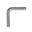 Úhelník (90°, 2x vnitřní závit M6, ø 12 mm L: 75x75 mm), broušená nerez K320 / AISI304