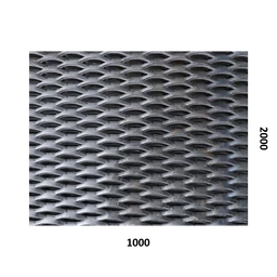 Tahokov Fe šestihranné oko: 47x13mm, můstek: 5mm (1000x2000x3mm)