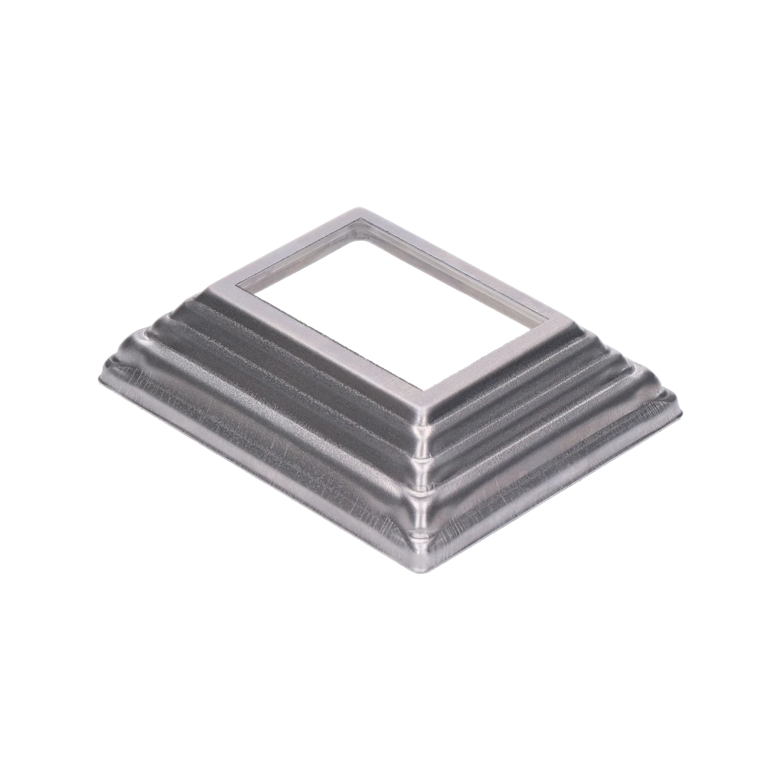 Krytka plechová, 110 x 92 mm, díra: 62 x 42 mm