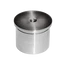 Spodek držáku madla (závit M8) na trubku ø 42,4 mm, broušená nerez K320 / AISI304, na nalepení