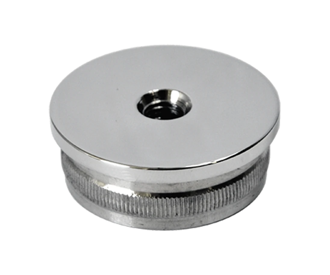 Spodek držáku madla na trubku ø42.4mm, leštěná AISI304