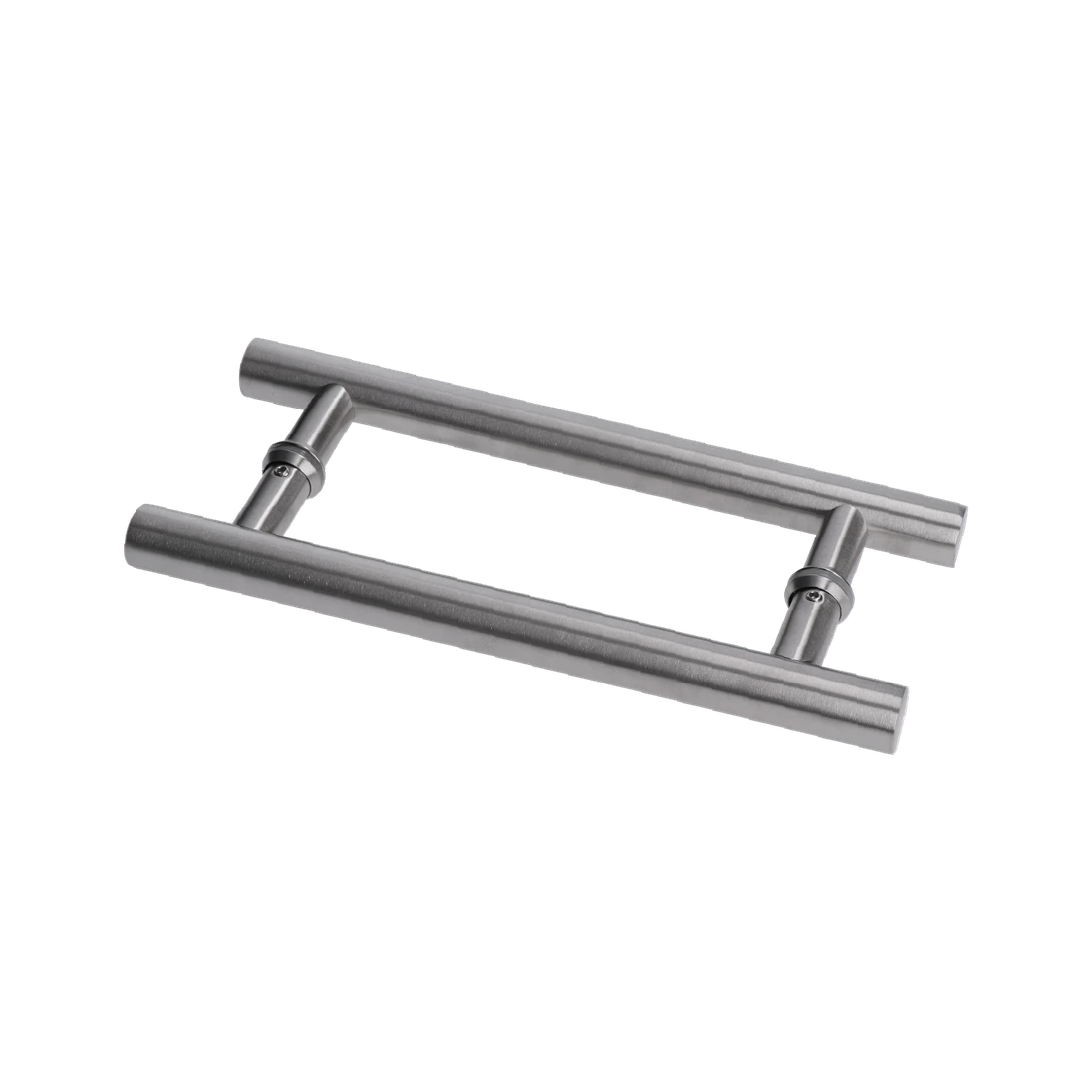 Madlo na dveře L-296mm, sklo 8-12mm, broušená nerez AISI304