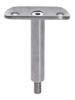 Držák madla ø42.4mm, pevný, M8, broušená AISI304