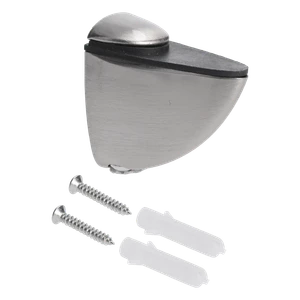 ZAMAK držák pro skleněné police, sklo 5–10 mm, Al/Zn - slide 1