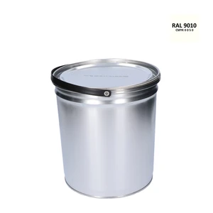 Barva antikorozní polomatná na zinek 5kg čistá-bílá - slide 0