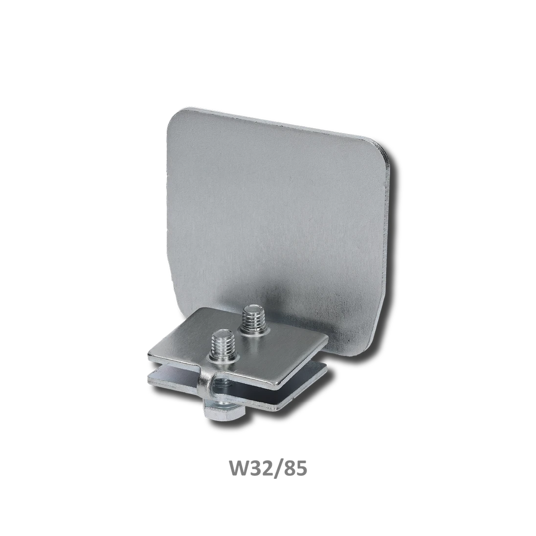 pozinkovaná krytka pre C-profil 85x80x3mm samonosnej brány