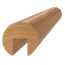 Drevený profil (42mm /L:3000mm) s drážkou 17x20mm, materiál: dub, brúsený povrch bez náteru, balenie: PVC fólia, necinkovaný materiál