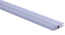 Plastové těsnění magnetické, na sklo 6mm, mezi dvoje skleněné dveře, 180°, 2200mm, 2ks