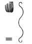 Prvok (380x50mm), 14x6mm, základné rozkutie