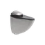 ZAMAK držák pro skleněné police, sklo 5–10 mm, Al/Zn