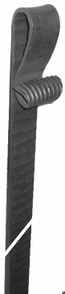 Klapačka, černá S235, 50x6x1900mm