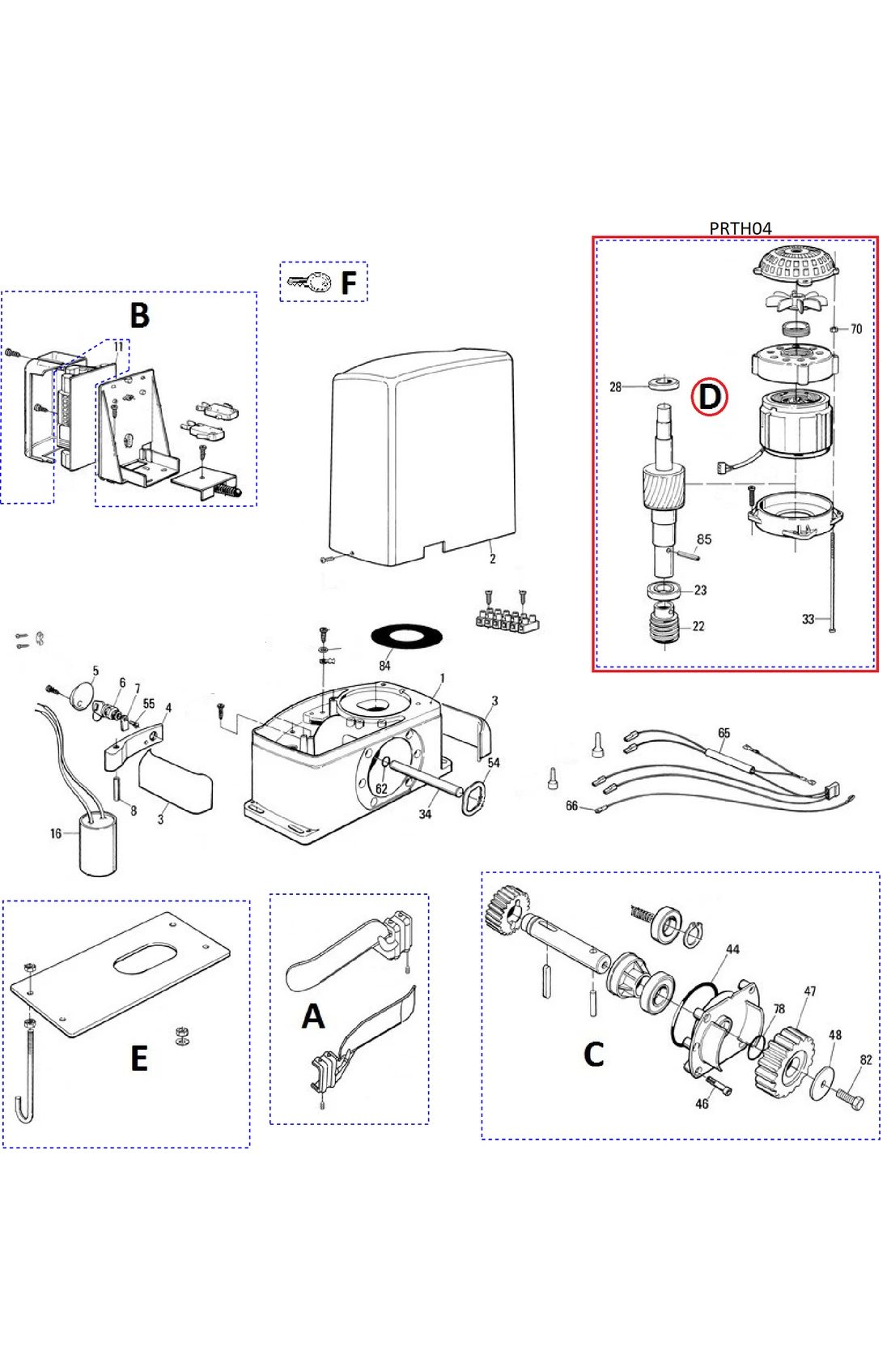 PRTH04 kit motora pre Thor1500