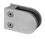 Svorka na trubku ø42.4mm, sklo 6-10.76mm, brúsená AISI304