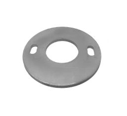 Kotviaca platňa (ø80x4mm) na trubku ø 33.7mm (otvor ø33.8mm), bez povrchovej úpravy /AISI304