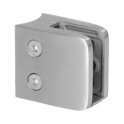 Svorka na trubku ø48.3mm, sklo 8-12.76mm, brúsená AISI304
