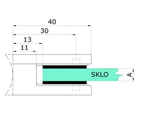 gumička na sklo 6.76 mm, balenie: 2 ks/ k držiaku EB1-AM01, EB1-AM41, EB1-AM31 - slide 1