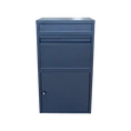 Box na balíky (410x385x720mm) s prepadovou lištou na ochranu balíkov, hrúbka 0.8mm), max. veľkosť balíka: 320x300x180mm, farba: RAL 7016 (antracit) - slide 0