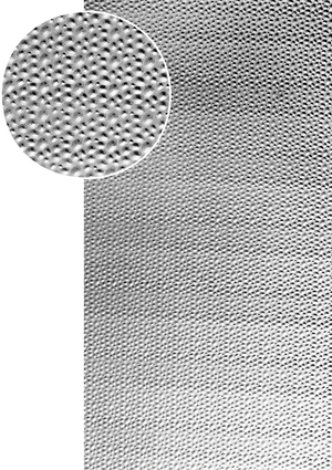 Plech oceľový pozinkovaný DX51D, rozmer 2000x1000x1,2mm +/- 0.5%, lisovaný vzor - BUBLINKA, 3D efekt - slide 0