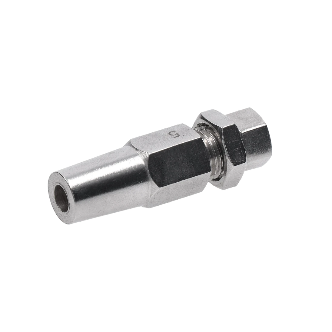 Úchyt pro lanko 5mm, závit M6, broušená nerez AISI304