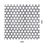 Děrovaný plech kruhový přesazený Zn, otvor: ø 10 mm, rozteč: 15 mm, (1000x2000x1 mm)