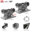 MEDIO-Klasik nerezový samonosný systém 98x98x5mm pre posuvné brány do 500kg/8,5m otvor (C399M-IX 1x6m nerezový profil, C395M/IX 2ks, C397M-IX 1ks, C396M-IX 1 ks), nerez AISI304 bez povrch. úpravy