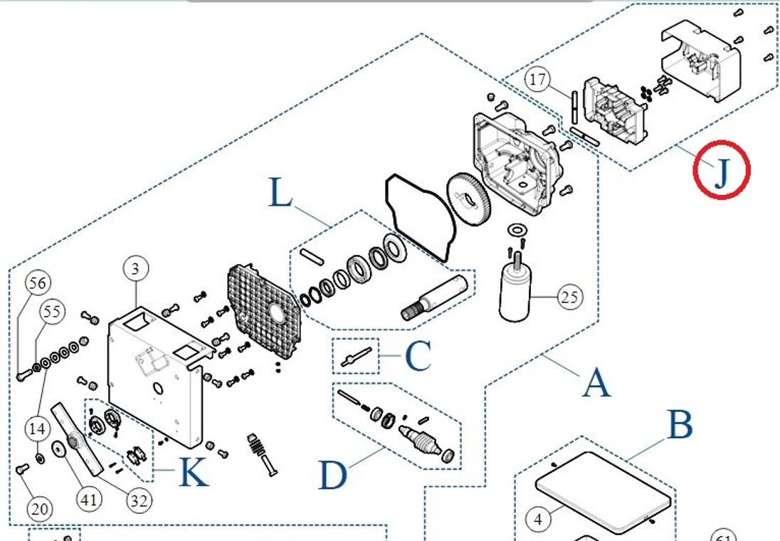 SPWIDE0001A (J) kompletní držák ramene XBA14/ XBA15/ XBA5 pro závoru WIDEL