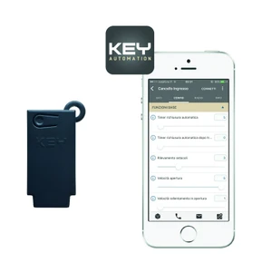 KUBEPRO - Bluetooth rozhraní pro ovládání brány prostřednictvím aplikace KUBE PRO (iOS, Android), verze pro montážní firmy, pro elektroniku 14A od verze 3.2 - slide 1
