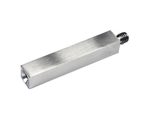 Čap 12x12mm, L-68mm, plný materiál, brúsená nerez AISI304 - slide 0