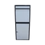 Box na balíky (410x385x1020mm) s prepadovou lištou na ochranu balíkov, hrúbka 0.8mm), max. veľkosť balíka: 320x300x260mm, farba: Čierne telo + biely vhod