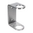 Navárací úchyt na bočné kotvenie stĺpu ø 42.4mm, (kotviaca platňa 130x60x6mm), brúsená nerez K320 /AISI304