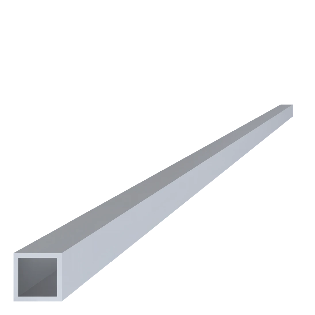 Jekl 20x20x2mm, L-6000mm, hliník bez povrchové úpravy