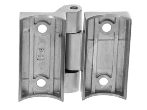 Závěs na brány, na trubku ø42,4 mm, L:70 mm, broušená nerez K320 / AISI304 - slide 2