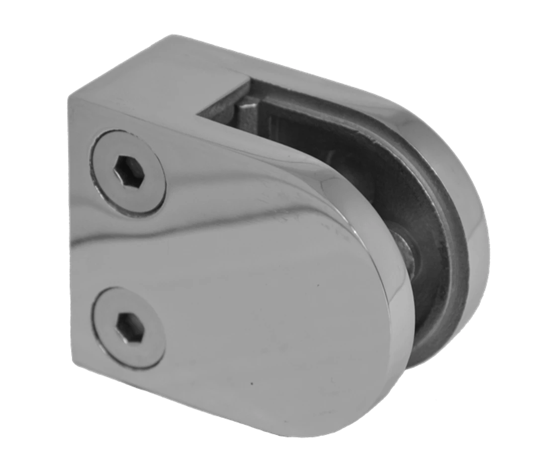 Svorka plochá, sklo 6-10.76mm, leštěná AISI304