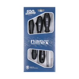 Sada profi skrutkovačov 5 dielna, výrobca NAREX, 3,0 x 75, 4,0 x 100, 5,5 x 125, 8,0 x 175, 10 x 200