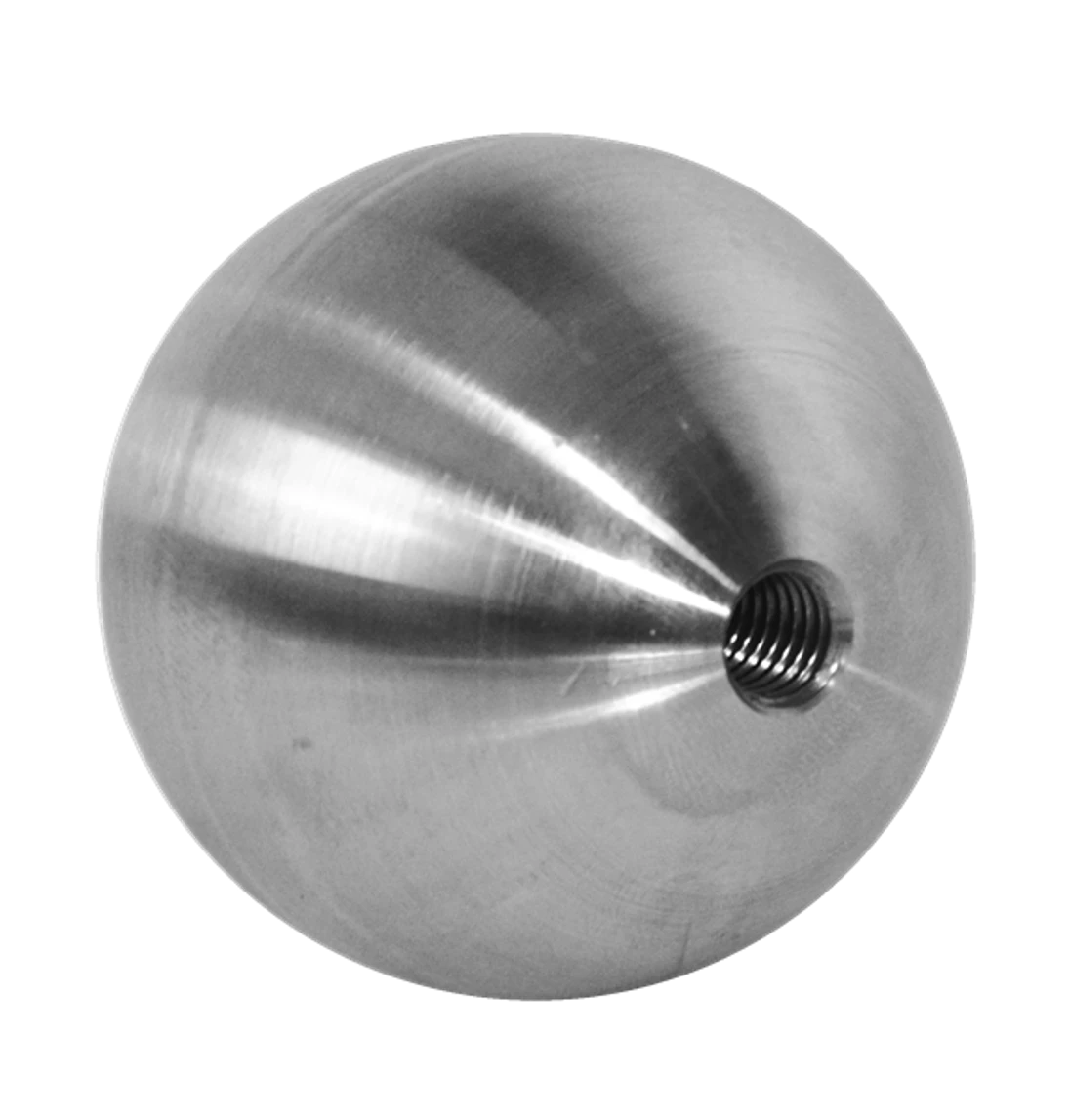 Koule plná se závitem M8 / ø 40mm, broušená nerez K320 / AISI304