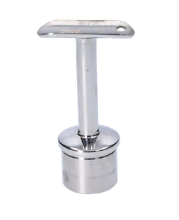 Držák madla pevný na trubku ø42.4mm, leštěná AISI304