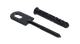 kotveníe plotu 50X25mm s hmoždinkou, černé