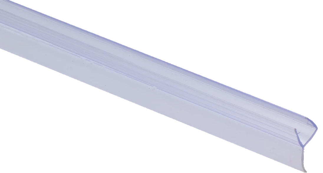 Plastové tesnenie na sklo 8mm, L-2200mm