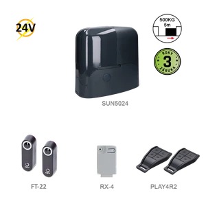 900KSUN5024KR2 SUNKIT DARK pro posuvnou bránu do 500 kg - slide 0