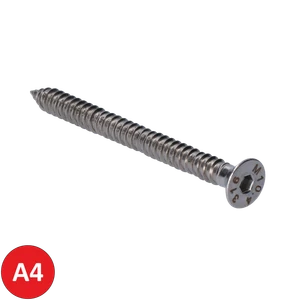 Nerezový vrut samořezný  AISI316, zápustná hlava na 6mm imbus - slide 0