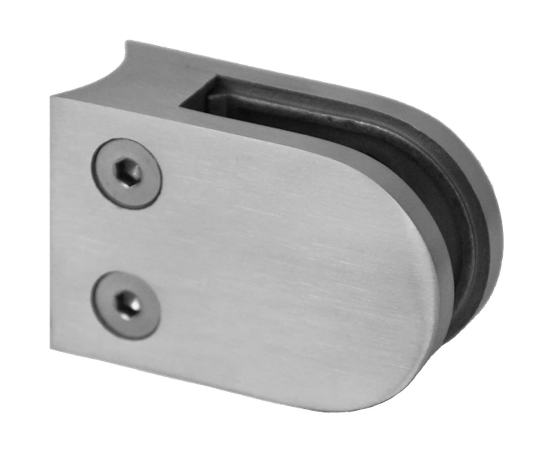 Svorka na trubku ø42.4mm, sklo 6-10.76mm, brúsená AISI304