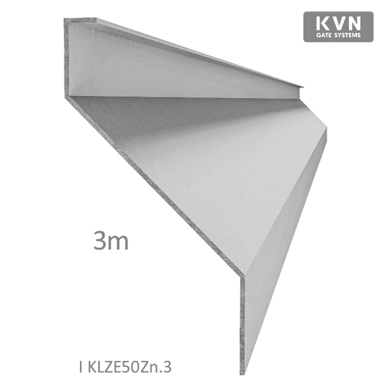 Z-profil-lamela L-3000mm, 23x60x25x1,5mm s vystuženou hranou 10mm, zinkovaný plech, použitie pre plotovú výplň v kombinácii s KU50Zn a profilom 50mm cena za 3m kus