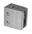 Svorka na jokel 40x40mm, sklo 8-12.76mm, brúsená AISI304