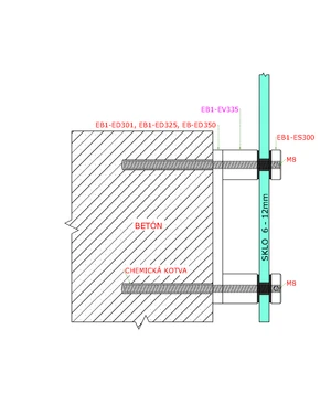 Prechod na vymedzenie vzdialenosti, ø 30mm /ø 8mm /L: 35mm, brúsená nerez K320 /AISI304, bal: 1ks - slide 2