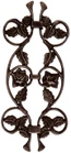 ornament ruža 400x190 mm, na tyč 12x12mm