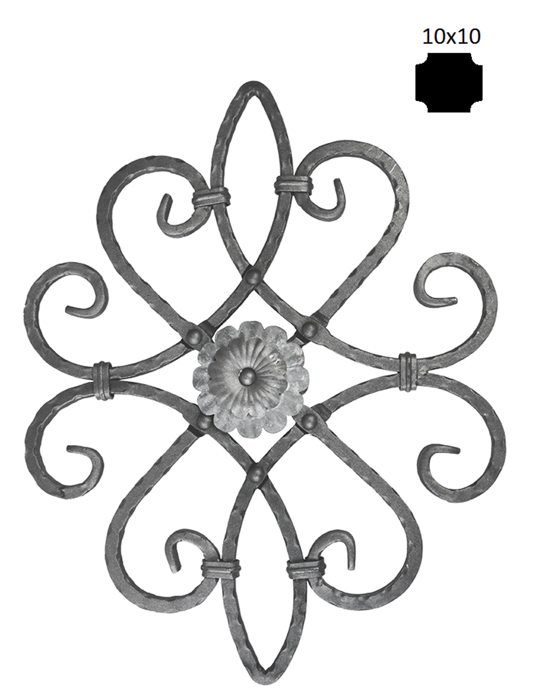 Ornament 530x420 mm, 10x10mm, oboustranný