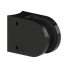 Svorka na sklo 6-10.76mm, broušená AISI304, černá