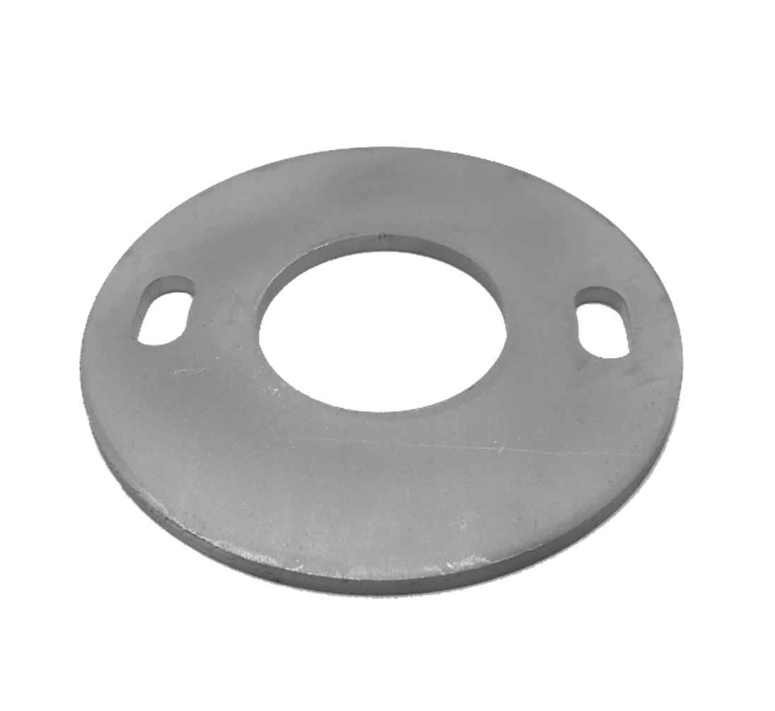 Kotvící plotna (ø100 mm) na trubku ø42,4 mm (otvor ø42,5 mm), bez povrchové úpravy / AISI304